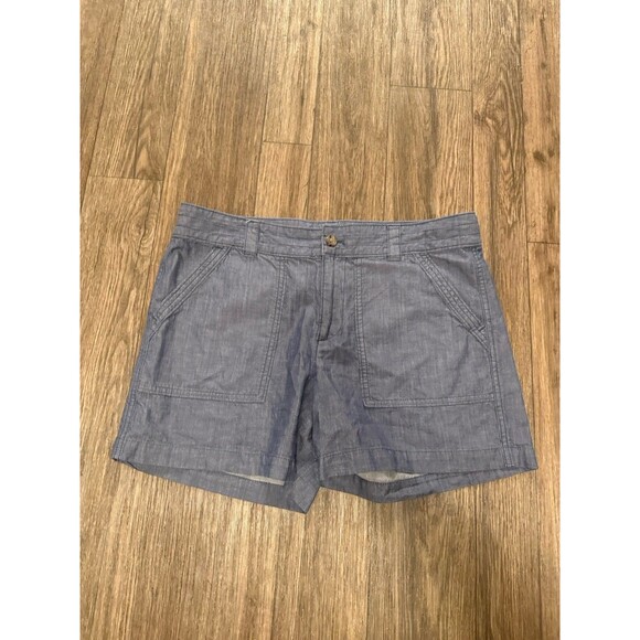 Banana Republic Women's Lightweight Denim Shorts‎ in Blue - Size 10 100% Cotton - Picture 1 of 10